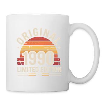Retro Sunset 1990 Limited Edition - Mug blanc - blanc - Droite