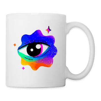 Vivid Rainbow Eye Nebula - Mug - white - Right