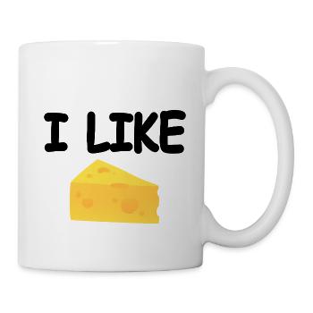 Käse - Tasse - Weiß - Rechts
