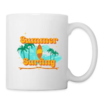 Surfing - Mug - white - Right
