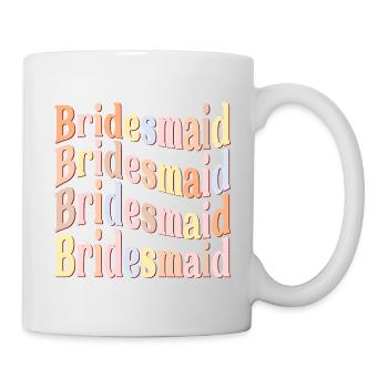 Braut in spe Brautjungfer - Tasse - Weiß - Rechts