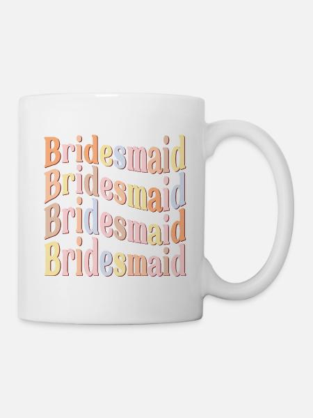 Braut in spe Brautjungfer - Tasse - Weiß