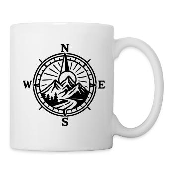 Mountain Compass - Mug - white - Right