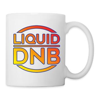 Liquid DNB Neon Logo - Mug - white - Right