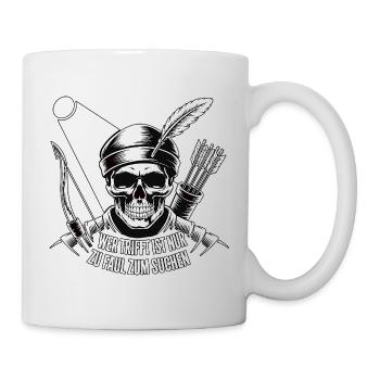 Archery design for archers and courses - Mug - white - Right