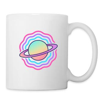 Cosmic Planet Stylized Galactic Sphere - Mug - white - Right