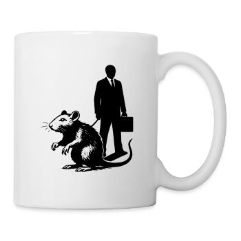 Rat as a pet - Mug - white - Right