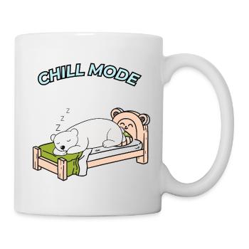 Just chill out – Sleeping Bear - Mug - white - Right