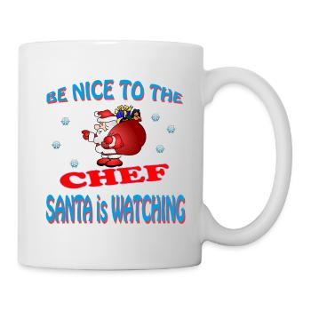 CHEF DU PÈRE NOËL - Mug blanc - blanc - Droite