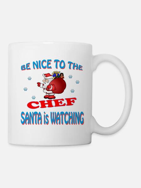 SANTA CHEF - Tasse - Weiß