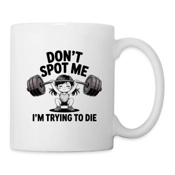 Ne me repère pas, j’essaie de mourir - Funny Gym Anime - Mug blanc - blanc - Droite
