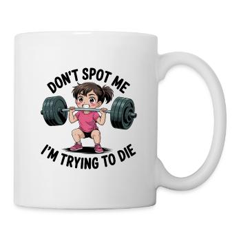 Ne me repère pas, j’essaie de mourir - Funny Gym Anime - Mug blanc - blanc - Droite