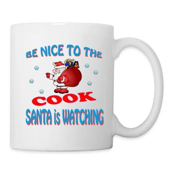SANTA COOK - Tasse - Weiß - Rechts