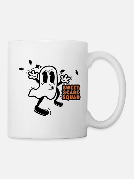 Vintage Cartoon Geist – Sweet Scare Squad - Tasse - Weiß