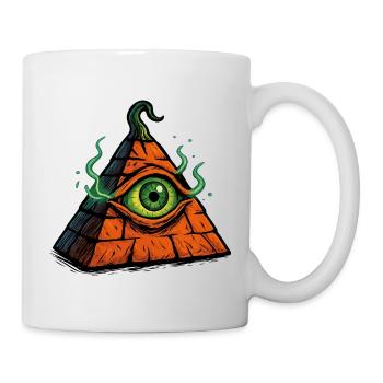 Halloween Pyramid – The Eye of Terror - Mug - white - Right