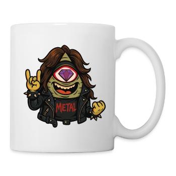 Valueminati Metalhead – Loud, Harder, Metal! - Mug - white - Right