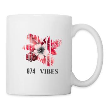 Vibes 974 Hibiscus Tropical - Mug - white - Right