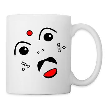 Face stylized - Mug - white - Right