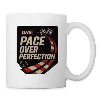 DNS Pace Over Perfection - Tasse - Weiß - Rechts