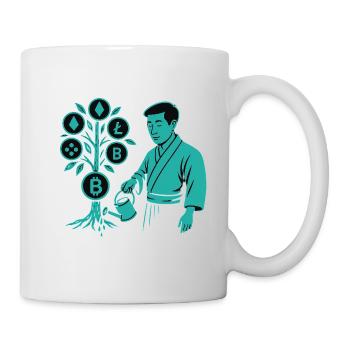 Satoshi Tree Roots of the Bitcoin Crypto Revolution - Mug - white - Right