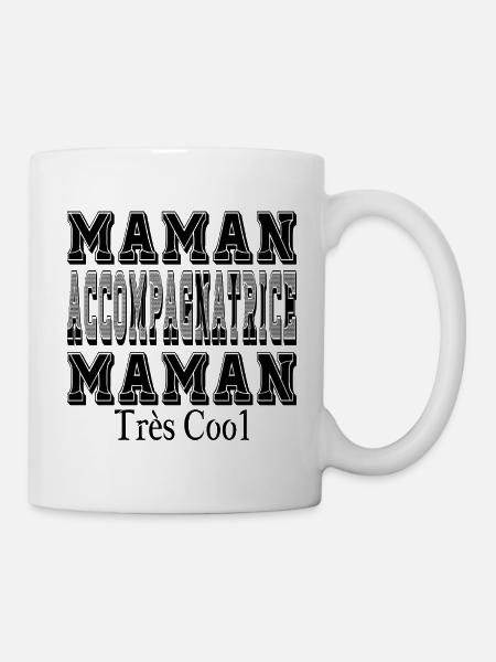 Begleitende Mama Sehr coole Mama - Tasse - Weiß