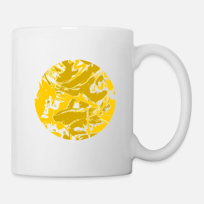 Solar Abstract Circle - Mug - white