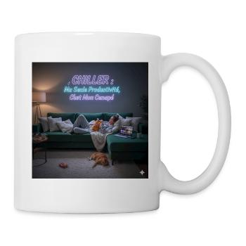 Chiller Neon Sofa: Produktivität entspannen - Tasse - Weiß - Rechts