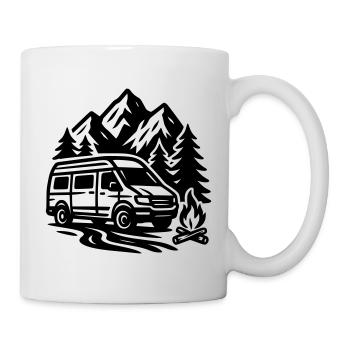 Camping - Mug blanc - blanc - Droite