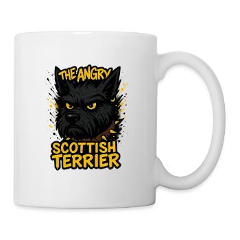 Le terrier écossais en colère - Mug blanc - blanc - Droite