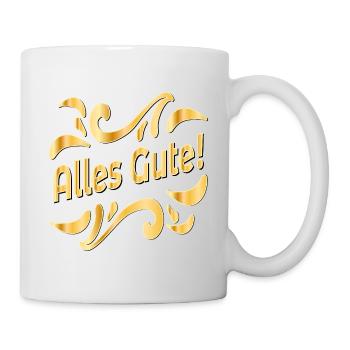 Wish you all the best - Mug - white - Right