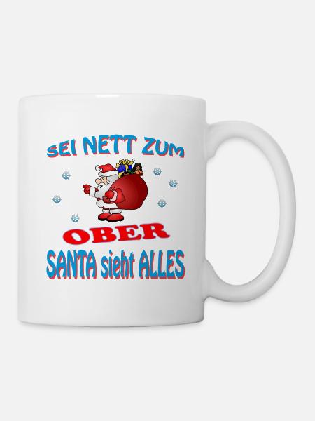 SANTA OBER - Tasse - Weiß