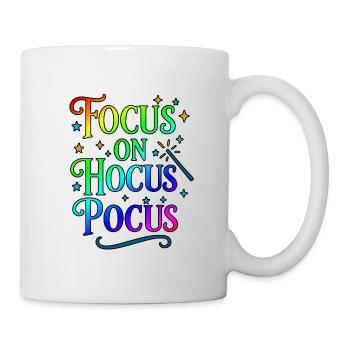 Always the focus on hocus pocus - Mug - white - Right