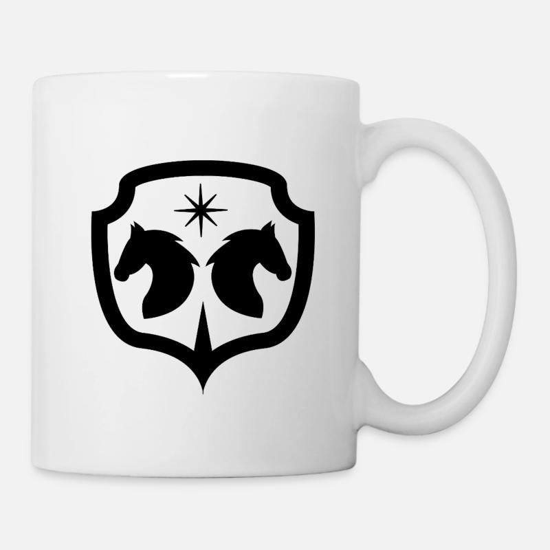 Chevaux - Mug blanc - blanc