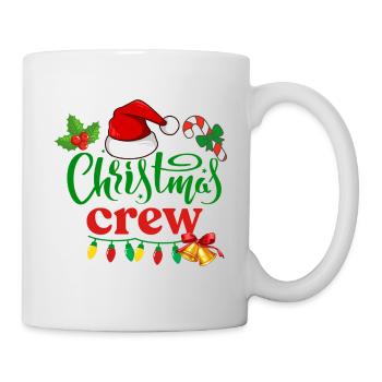 Weihnachts-Crew - Tasse - Weiß - Rechts