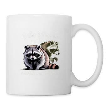 God is testing me and I have not studied - Mug - white - Right