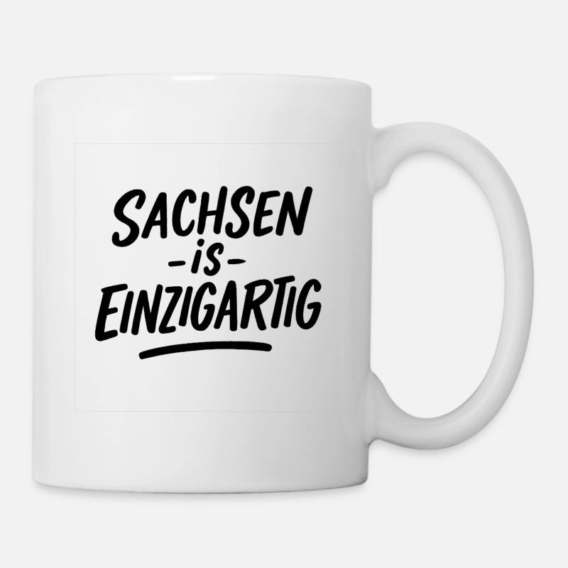 Sachsen_is_Einzigartig - Tasse - Weiß