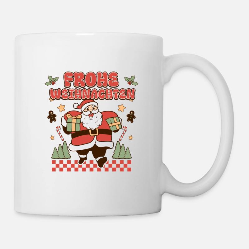 Frohe Weihnachten - Tasse - Weiß