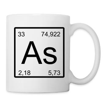 As Element Kunstdruck - Tasse - Weiß - Rechts