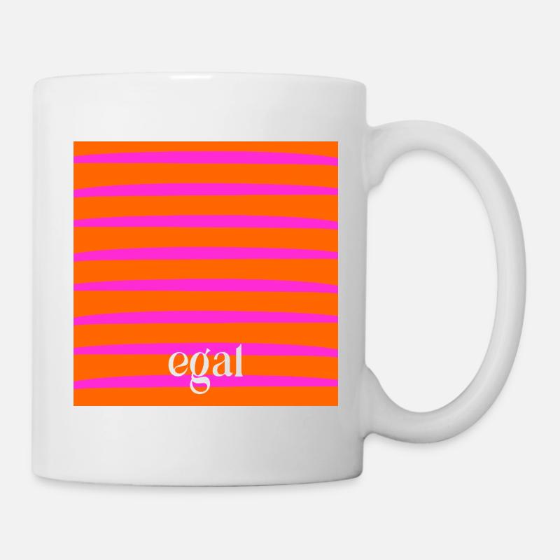 GLEICHGÜLTIGKEIT EGAL - Tasse - Weiß