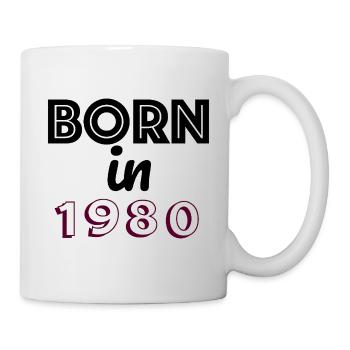 Born in 1980 - Mug - white - Right