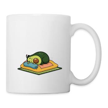 Schlavocado Avocat Sommeil Pyjama Cadeau Drôle - Mug blanc - blanc - Droite