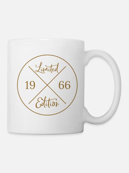 Geschenk 60. Geburtstag - Limited Edition 1966 - Tasse - Weiß