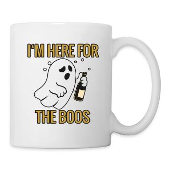 Here for the boos - Halloween 2025 - Mug - white - Right