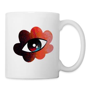 Eye in Sunset Cloud Bloom - Mug - white - Right
