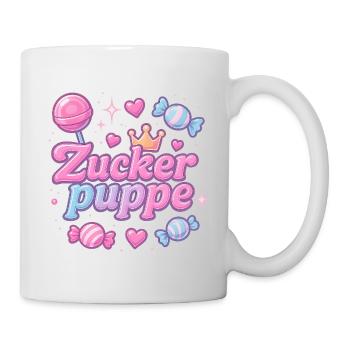 zuckerpuppe / y2k spitzname statement design - Tasse - Weiß - Rechts