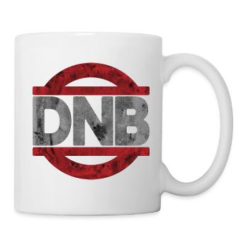 DNB biegt Grunge nicht - Tasse - Weiß - Rechts