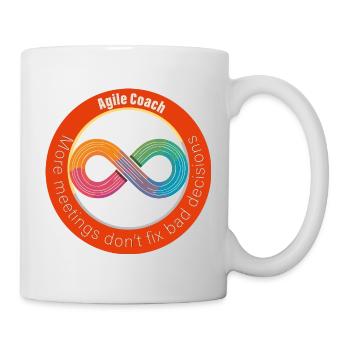 More meetings don't fix bad decisions - Tasse - Weiß - Rechts