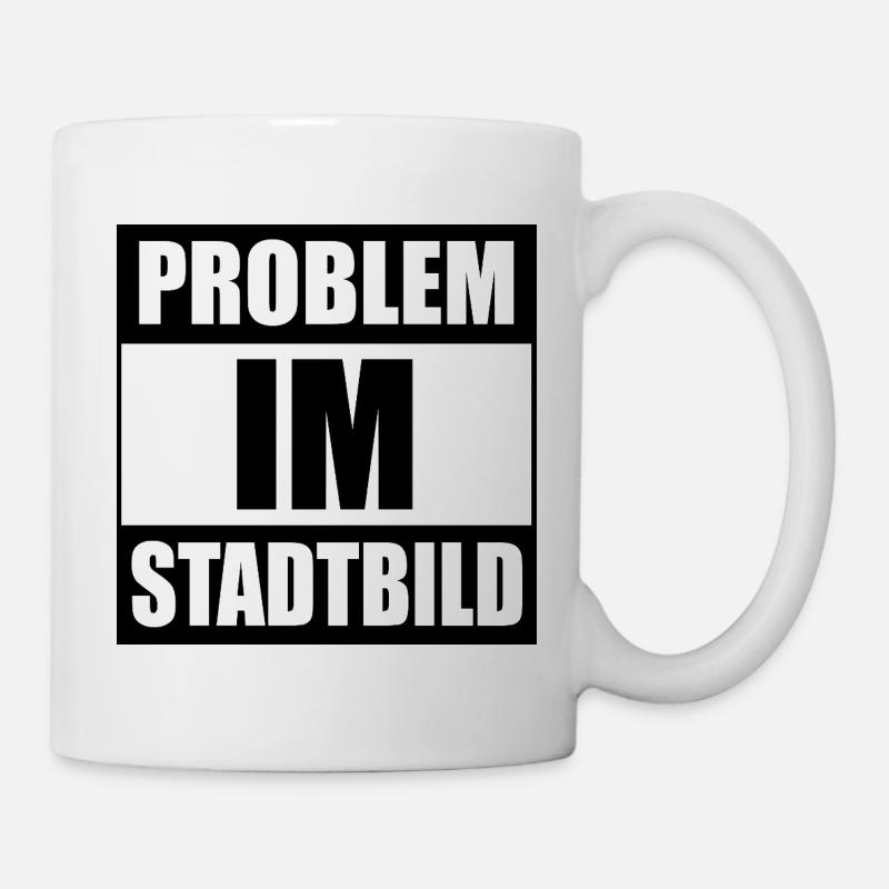 Problem in the cityscape - Mug - white