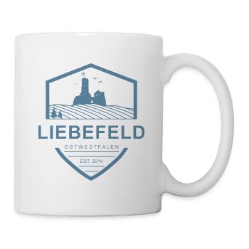 Liebefeld ❤ Burgwappen - Tasse - Weiß - Rechts
