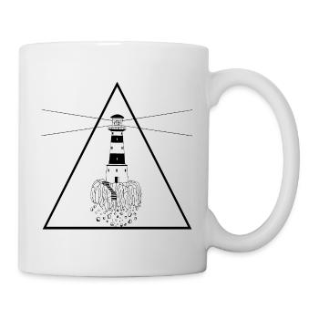 The black beacon that guides our lives - Mug - white - Right